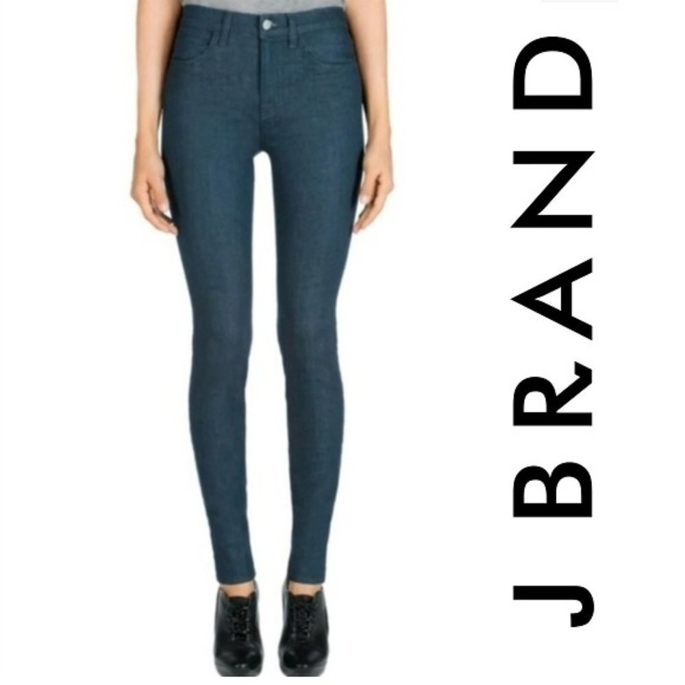 J BRAND Jeans Super Skinny Womens 27 Serpentine Medium Wash $199 Designer EUC
